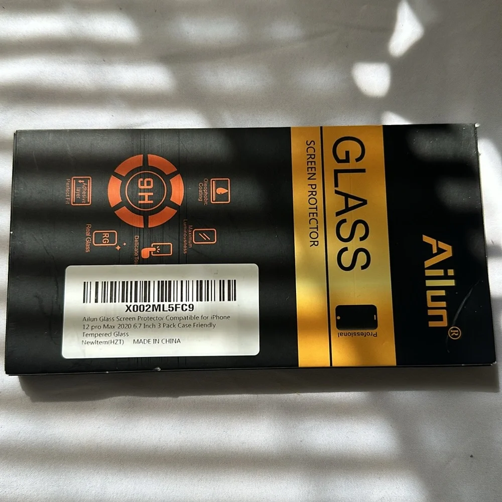 3PQCK TEMPERED CASE FOR IPHONE 12 PRO MAX